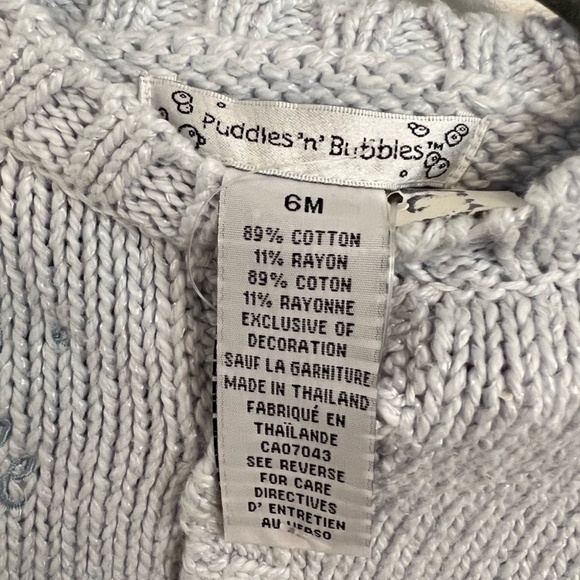 NWT Puddles n’ Bubbles Twinkle Twinkle little star cardigan & matching hat,6 m - Picture 13 of 13